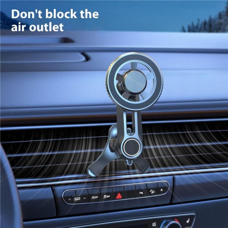 V005 360 Degree Rotatable Air Vent Holder Bracket Compatible With MagSafe Car Phone Mount