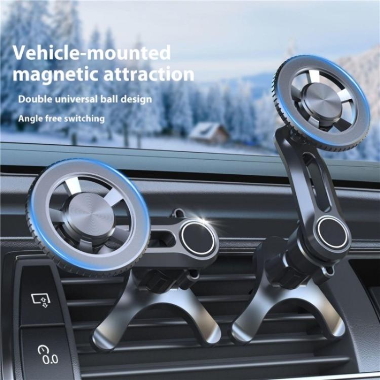 V005 360 Degree Rotatable Air Vent Holder Bracket Compatible With MagSafe Car Phone Mount
