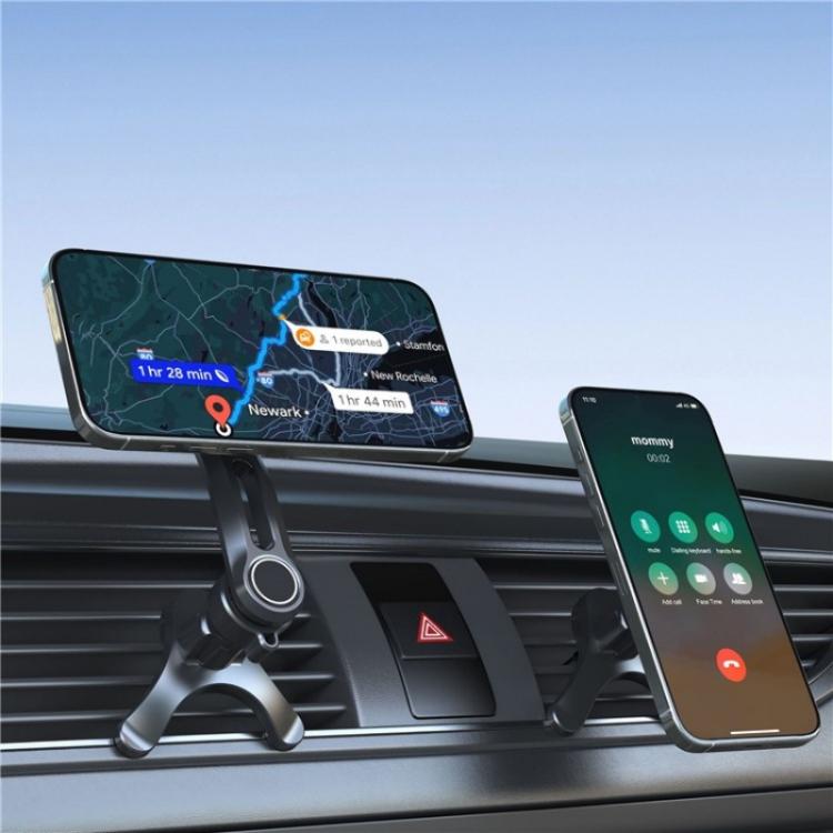 V005 360 Degree Rotatable Air Vent Holder Bracket Compatible With MagSafe Car Phone Mount