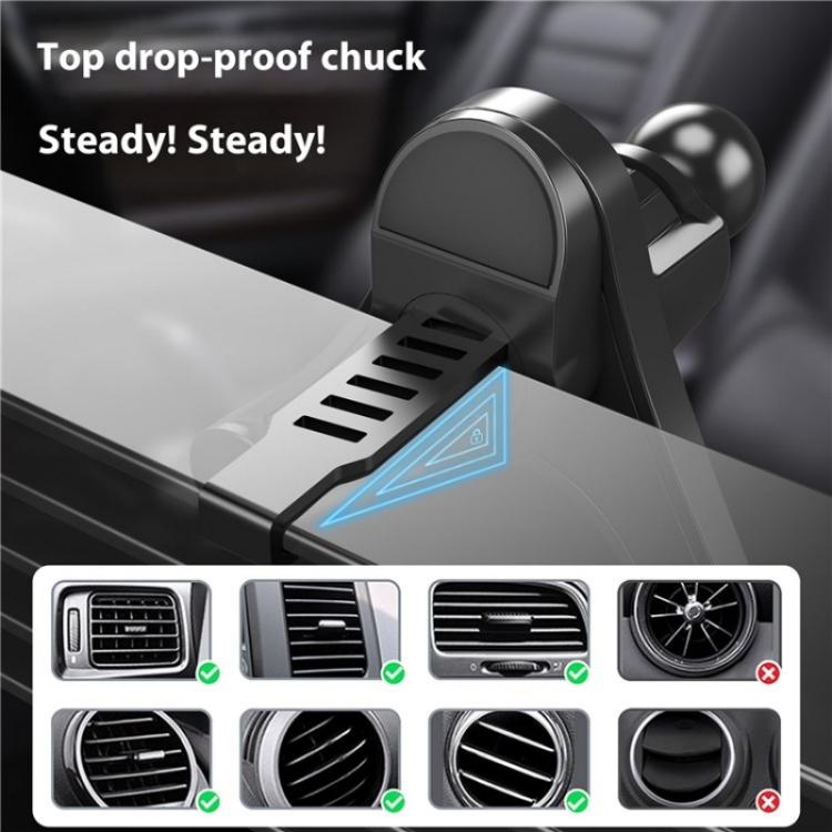 V005 360 Degree Rotatable Air Vent Holder Bracket Compatible With MagSafe Car Phone Mount