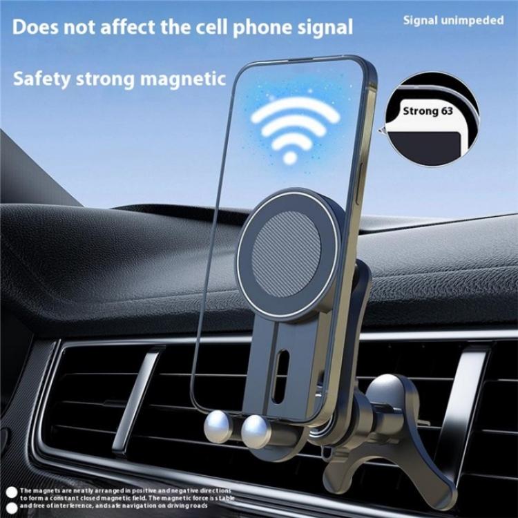 V004 Adjustable Angle Cellphone Bracket Compatible MagSafe Car Phone Holder Air Vent Mount