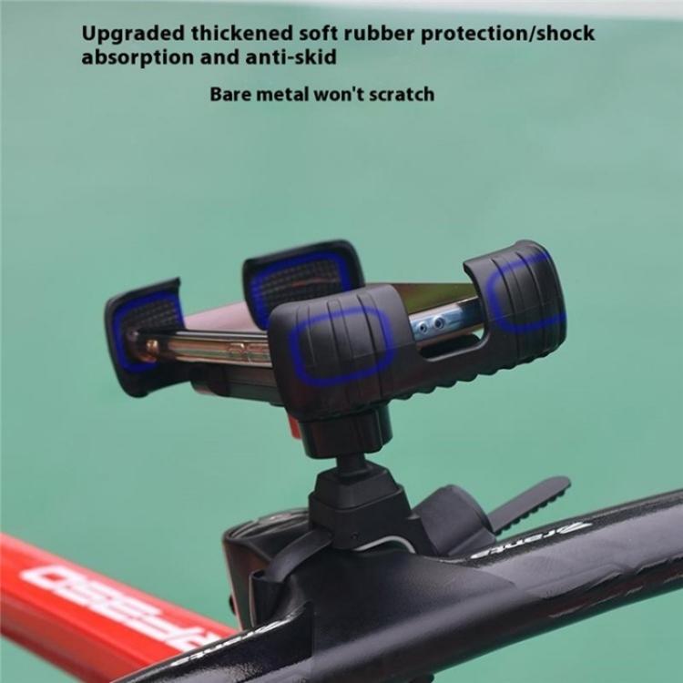 Z012 360 Degree Rotation Motorcycle Bicycle Handlebar Rearview Mirror Phone Mount