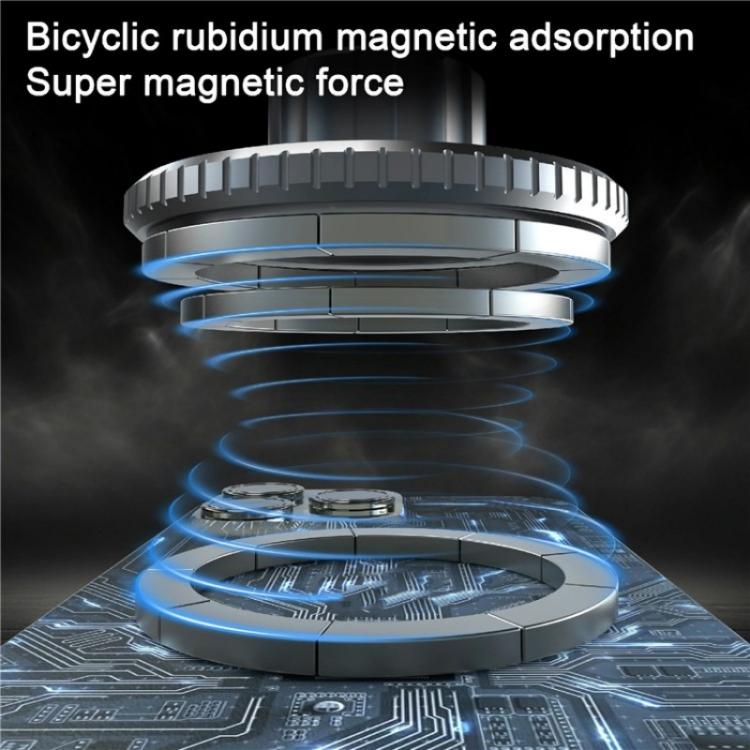 X037 360 Degree Adjustable Magnetic Base Phone Holder for Gym Equipment