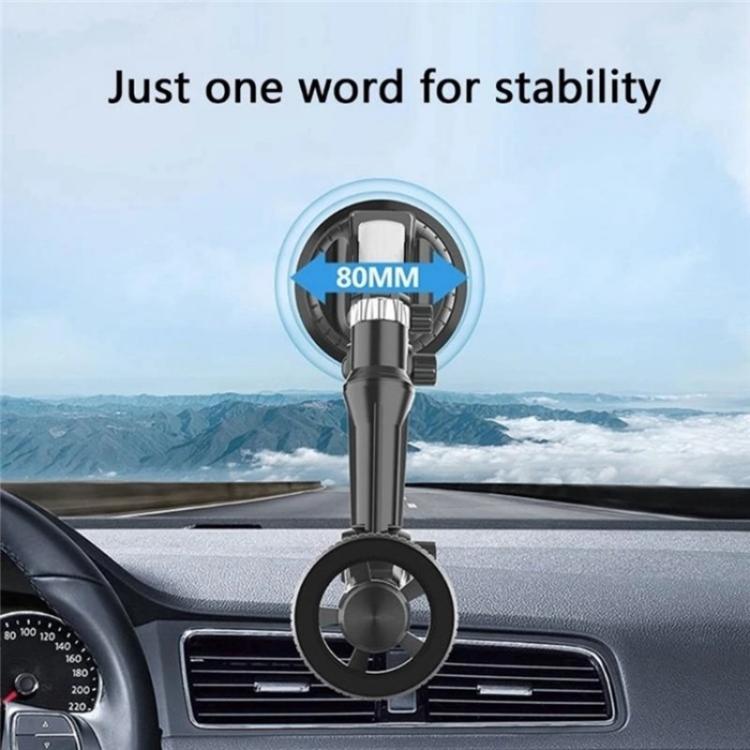 XWJ-JX04 Dashboard Windshield Magnetic Car Mount Suction Cup Base Long Arm Holder