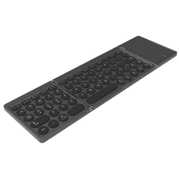 KF86 MAX Foldable Wireless Bluetooth-Compatible Keyboard With Touchpad
