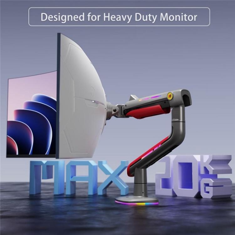 NORTH BAYOU L50 32-60 Inch Gaming Screen RGB Light Curved Ultrawide Flat Monitor Stand