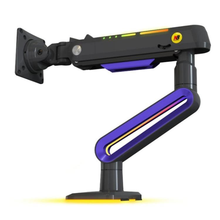 NORTH BAYOU G70 Height Adjustable Desktop Mount Mechanical Spring Gaming Monitor Stand