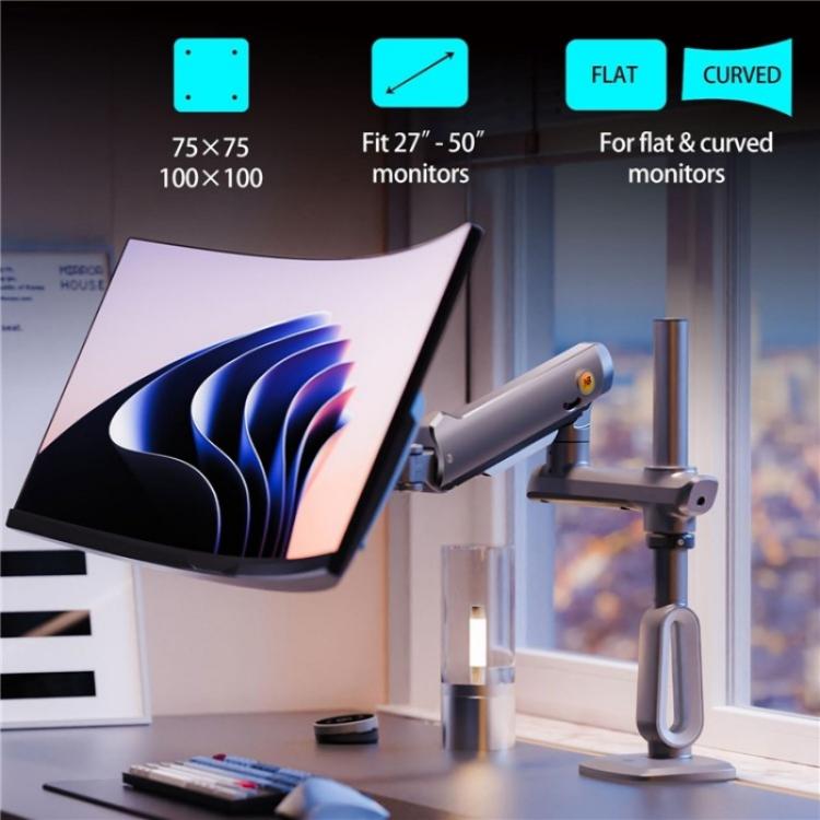 NORTH BAYOU A7 Ergonomic Gaming Monitor Arm Stand 27-50 Inch Monitors VESA Mount