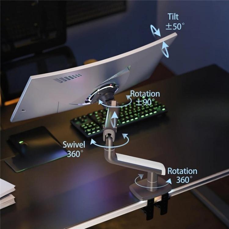 NORTH BAYOU A5 Flat Ultrawide Curved Monitors Bracket Gaming Monitor Arm VESA Mount