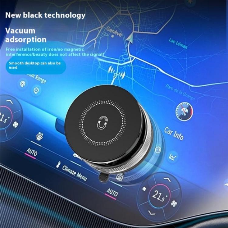 SD09 Dashboard Windshield Vacuum Suction Phone Holder Magnetic Car Mount Foldable Stand