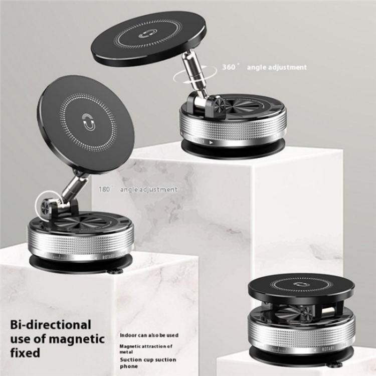SD09 Dashboard Windshield Vacuum Suction Phone Holder Magnetic Car Mount Foldable Stand
