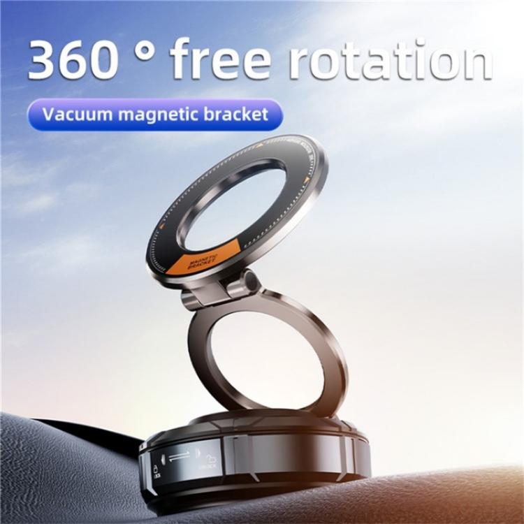 SD07 Magnetic 360 Degree Adjustable Vacuum Suction Phone Holder Car Mount Foldable Stand