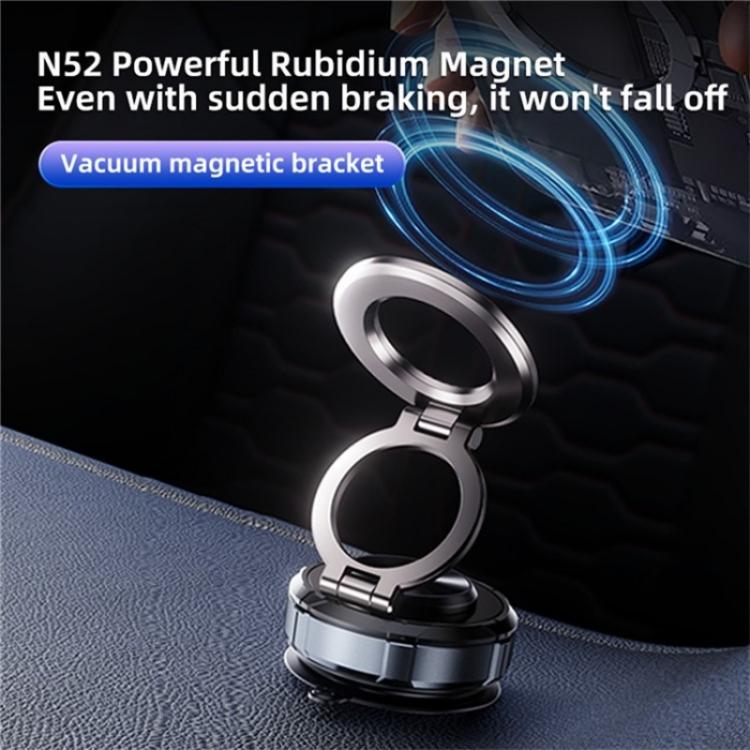 SD07 Magnetic 360 Degree Adjustable Vacuum Suction Phone Holder Car Mount Foldable Stand