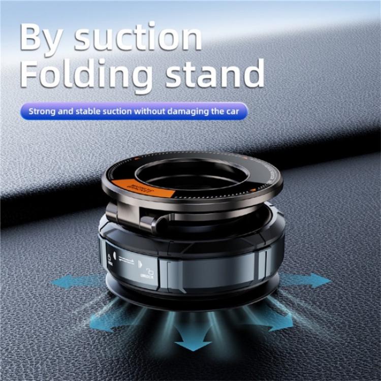 SD07 Magnetic 360 Degree Adjustable Vacuum Suction Phone Holder Car Mount Foldable Stand