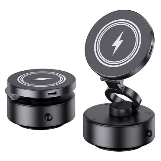D1 15W Wireless Charging Electric Vacuum Suction Multi  Angle Rotating Car Phone Holder