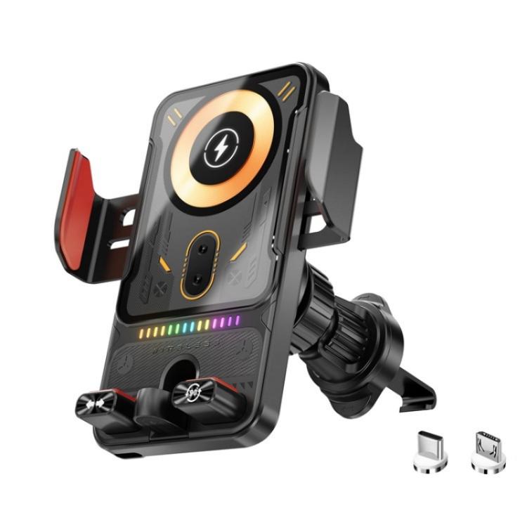 SD19 Wireless Charger 15W Magnetic Fast Charging Car Air Vent Mount Phone Holder