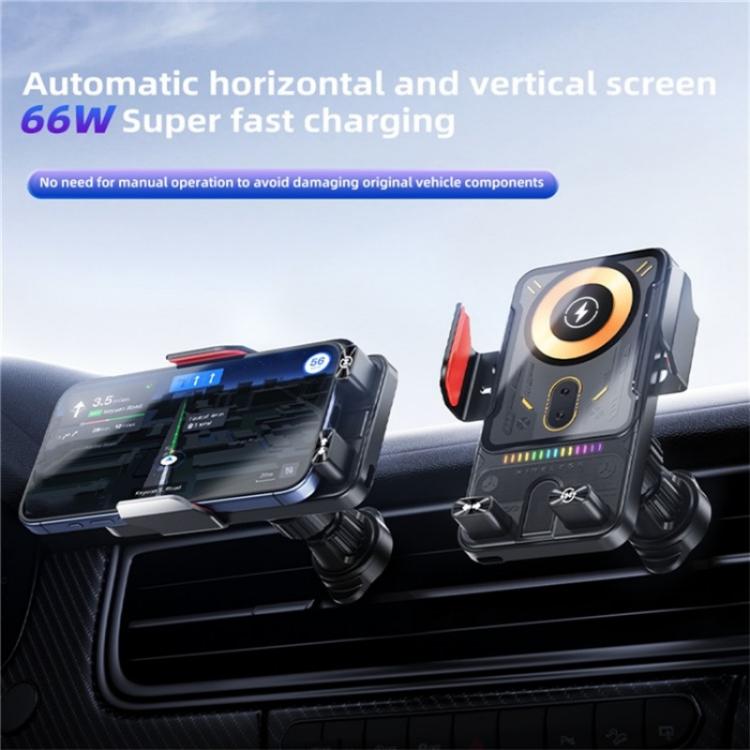 SD19 Wireless Charger 15W Magnetic Fast Charging Car Air Vent Mount Phone Holder