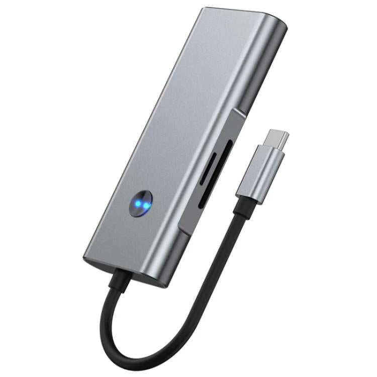 2425 7 In 1 Type-C Hub USB 3.0 PD 100W 4K HD Adapter For Laptops