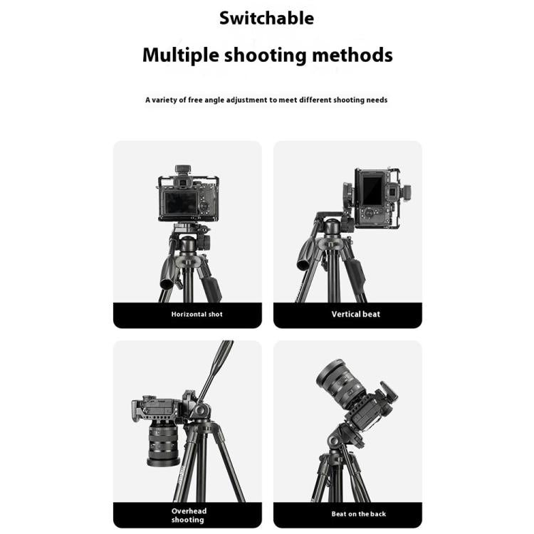 YUNTENG VCT-669 For Live Streaming Video Recording Camera Tripod Smartphone Selfie Mount