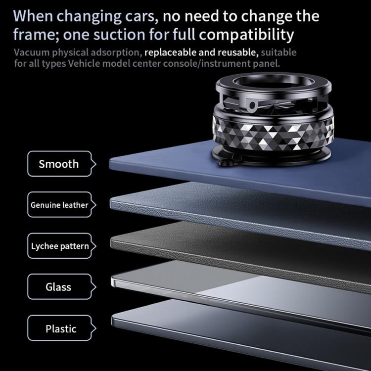 K12 Vacuum Suction Mount Foldable 360 Rotation Magnetic Car Phone Holder