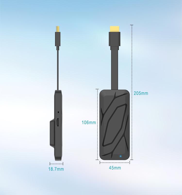 S905X5M Android 14 ATV Display Dongle 4K Smart TV Receiver