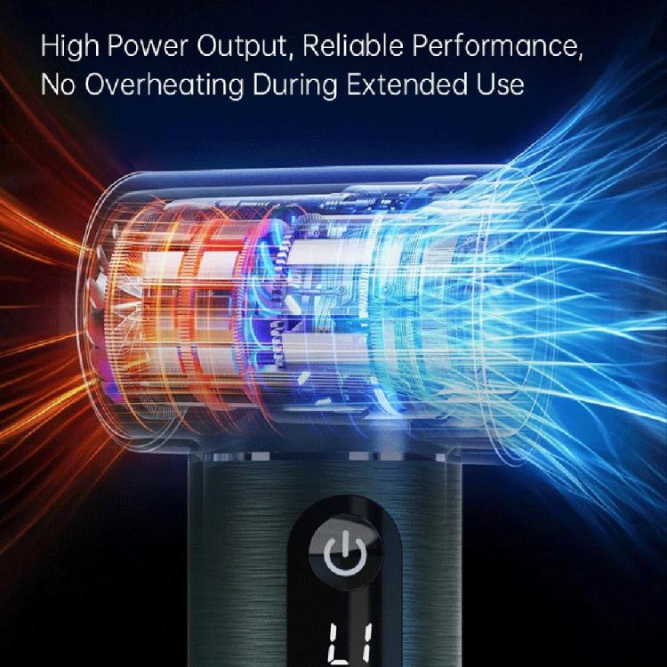 D15S Compact Powerful Brushless Motor Blower Dust Cleaner Portable High-Speed Air Flow Fan