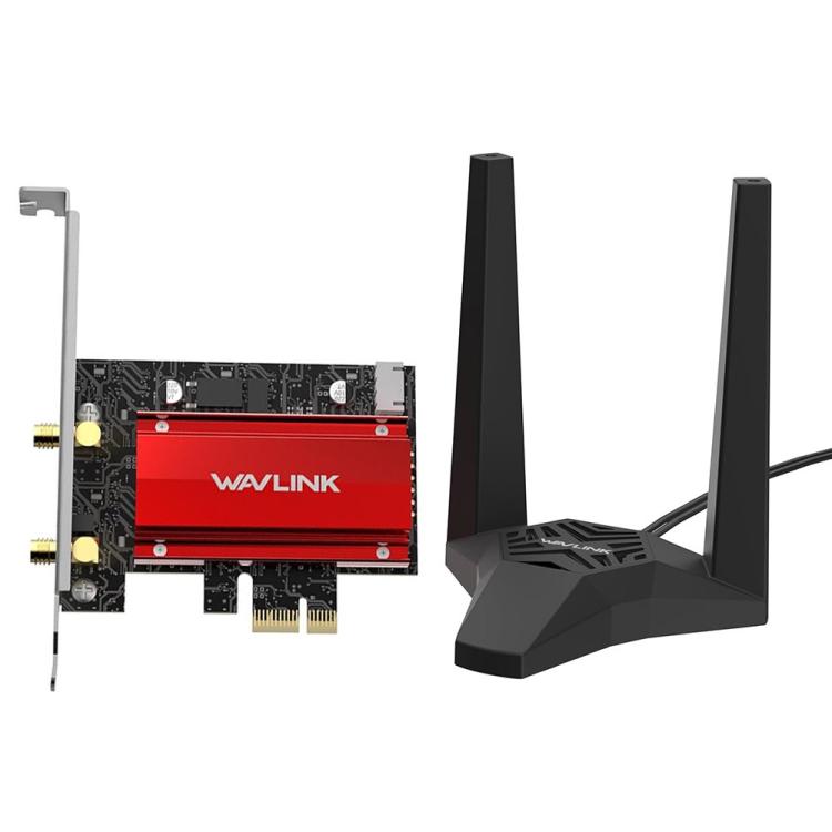 WAVLINK WN685BE3-A Tri-Band BE200 Wireless Adapter Desktop PC WiFi 7 BE8800 Pcie Card