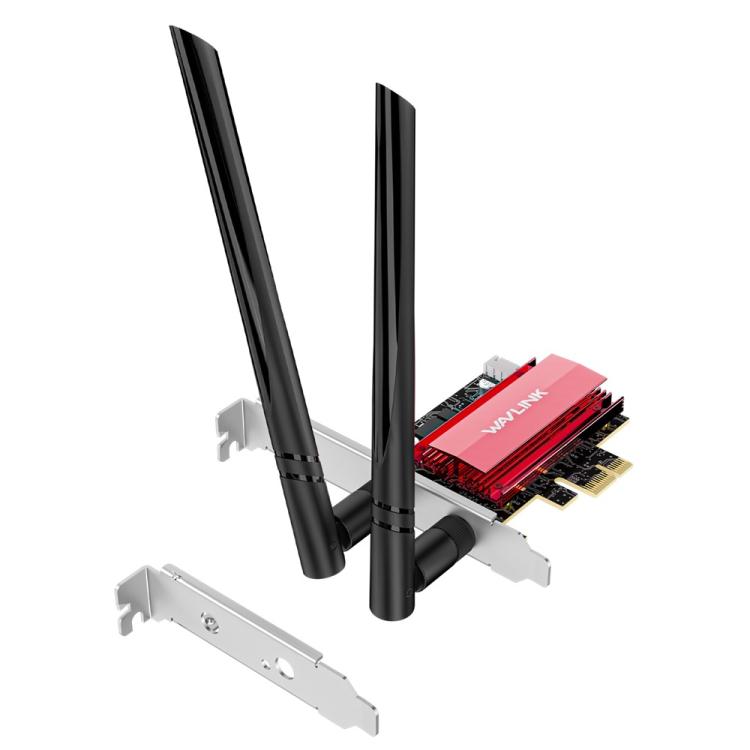 WAVLINK WN685BE3-B BE8800 2.4GHz 5GHz 6GHz WiFi 7 Tri-Band PCI-E Wireless Network Card