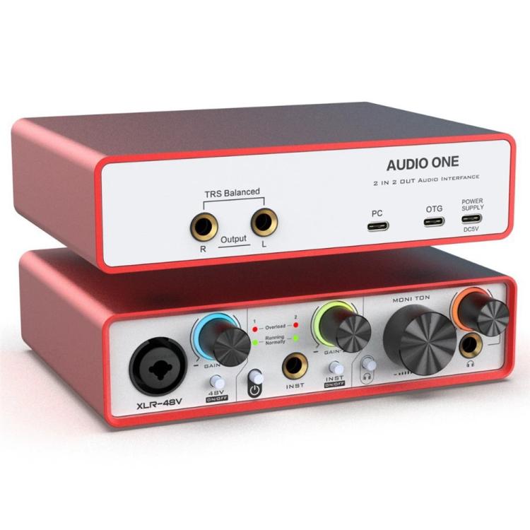 Solo3 24 Bit 2 In 2 Out Professional Audio Sound Card Recording Device