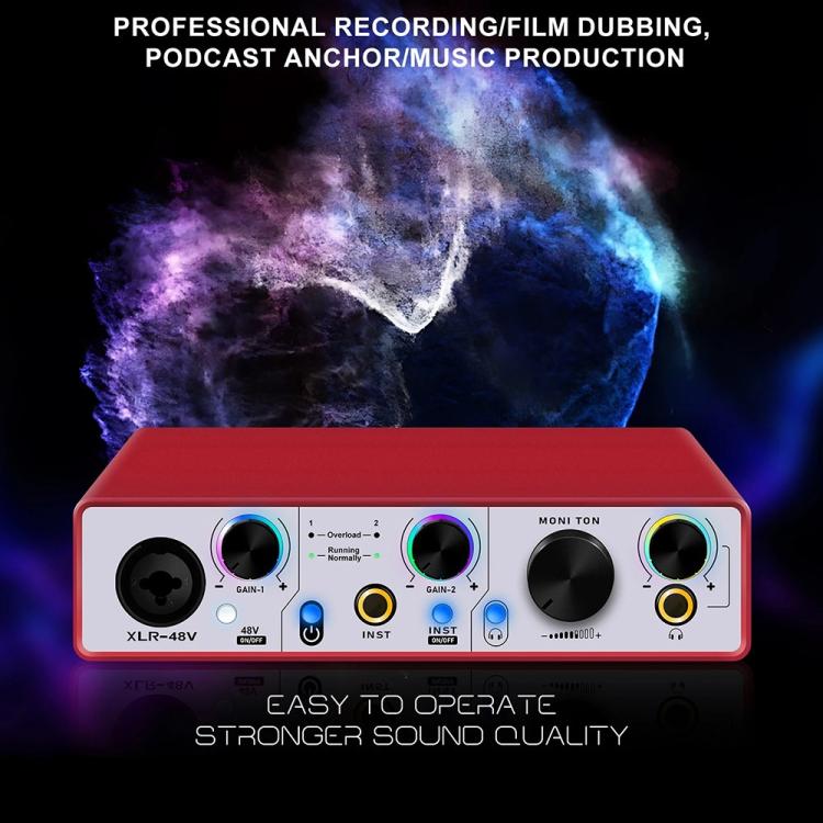 Solo3 24 Bit 2 In 2 Out Professional Audio Sound Card Recording Device