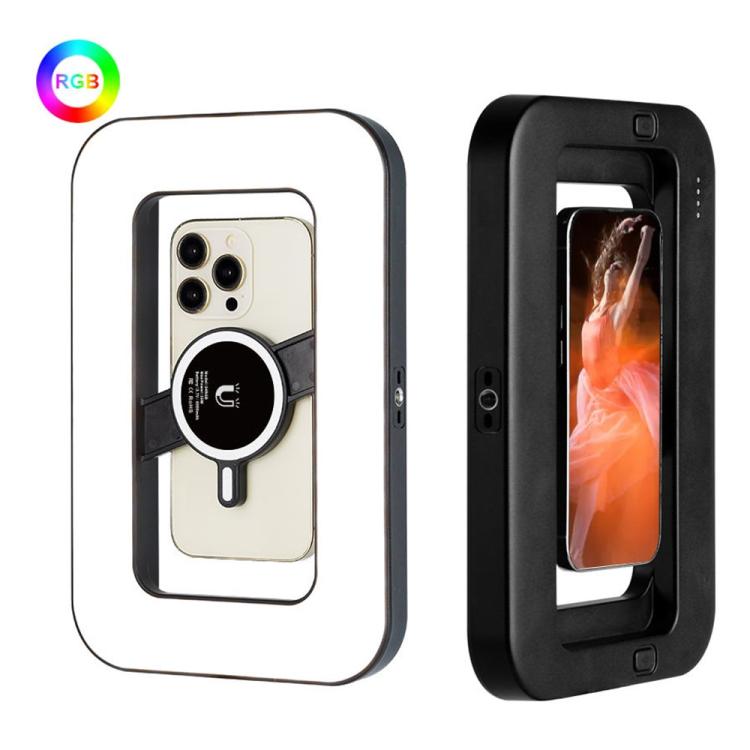 S4 RGB For Live Streaming / Photography Magnetic Phone Video Light Full Color Fill Light