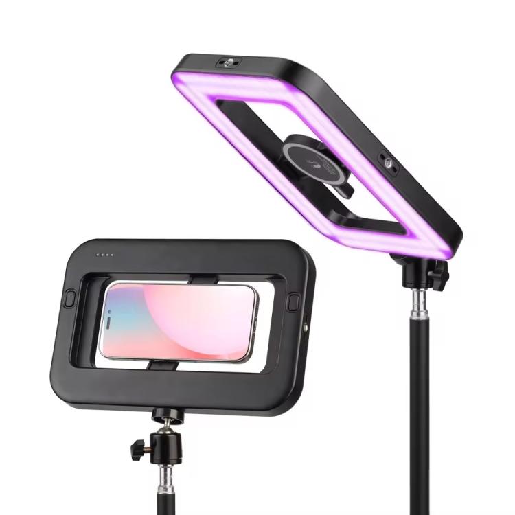 S4 RGB For Live Streaming / Photography Magnetic Phone Video Light Full Color Fill Light