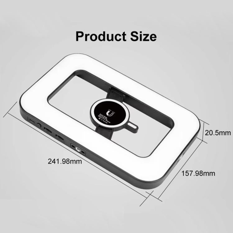 S4 RGB For Live Streaming / Photography Magnetic Phone Video Light Full Color Fill Light
