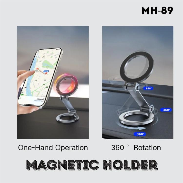 Jmary MH-89 Folding Adjustable Car Magnetic Phone Holder