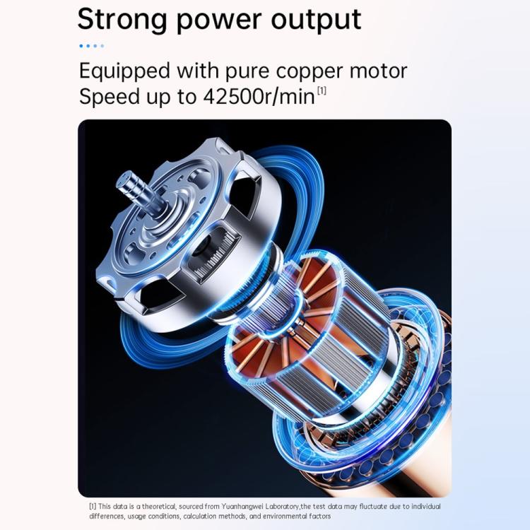 V16D 7 Nozzles 2 in 1 Car Vacuum Cleaner Powerful Suction Rechargeable Handheld Dust Blower