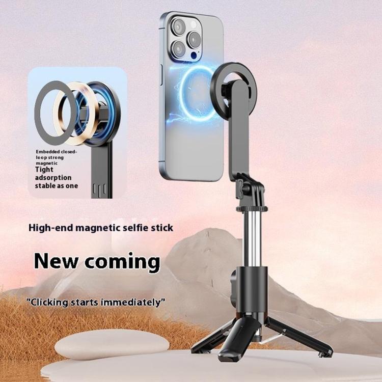 P08Y Pro Portable Travel Selfie Stick Tripod Mini Magsafe Phone Stand with Remote Control