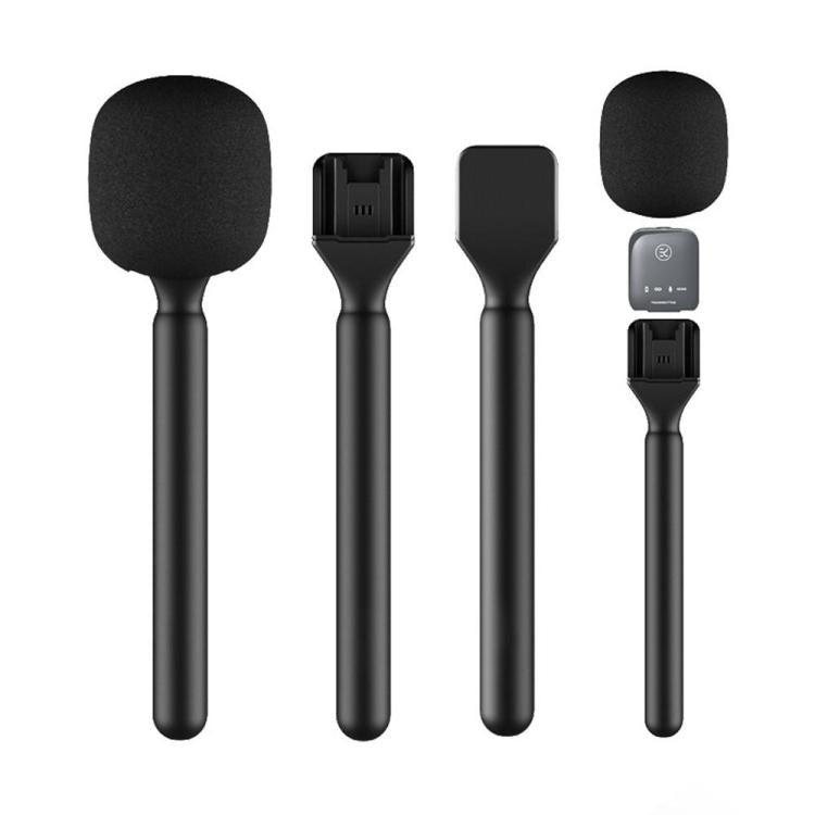 XWJ70 Portable Wireless Microphone Boom Professional Interview Recording Microphone Handheld Stick
