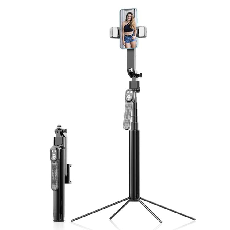 Q530TK Portable Metal Phone Stand Selfie Stick Expandable Auto Face Tracking Tripod with Dual Fill Light