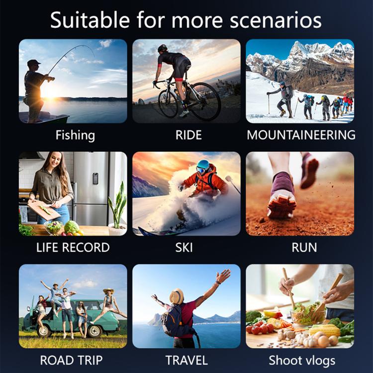 1080P Ultra-HD Clip Pocket Vlog Camera WiFi Portable Video Recorder Camera