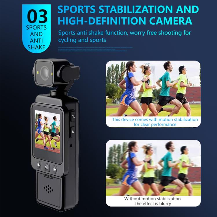 1080P Ultra-HD Clip Pocket Vlog Camera WiFi Portable Video Recorder Camera