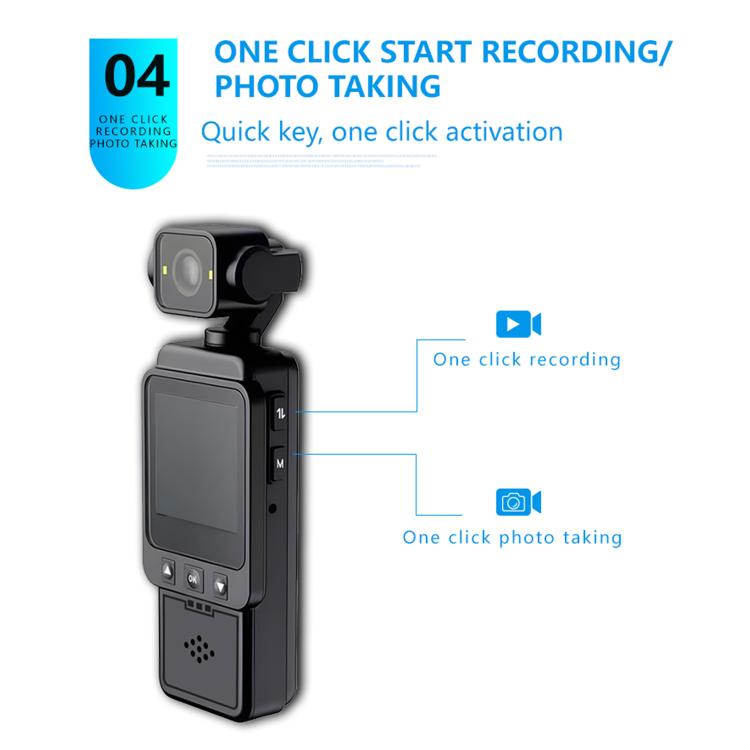 1080P Ultra-HD Clip Pocket Vlog Camera WiFi Portable Video Recorder Camera