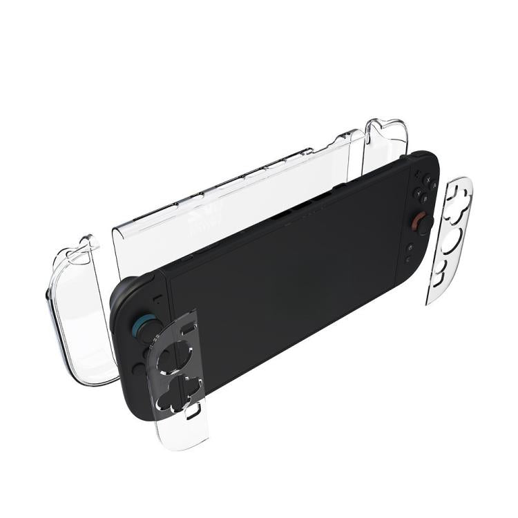 Game Console Split Full Cover Transparent PC Protective Case