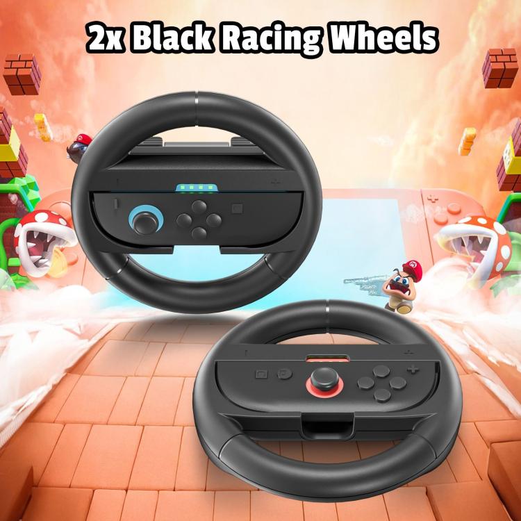 Left And Right Handle Racing Steering Wheel Grips Set