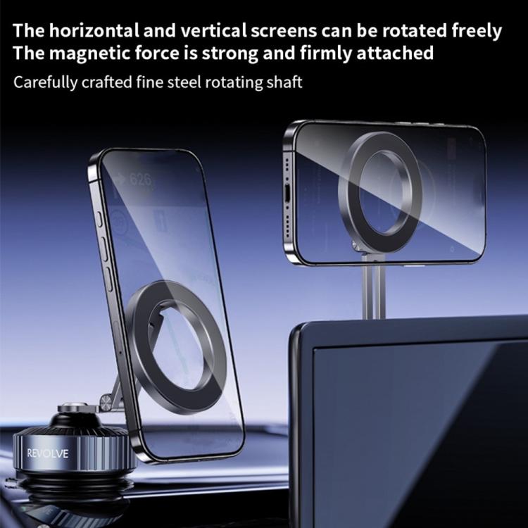 Z23 Dashboard 360 Degree Rotation Foldable Vacuum Suction Magnetic Car Cellphone Bracket