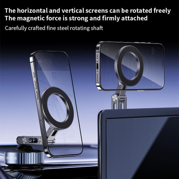 Z25 Vacuum Suction Magnetic Mount Bracket Foldable Car Phone Holder