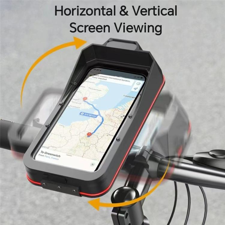 HL-176A Motorcycle Bicycle Handlebar Quick Release Shockproof Phone Holder