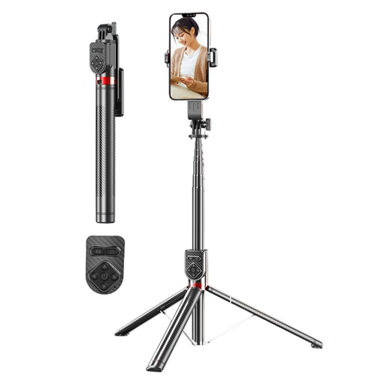 P100TK For Outdoor Photography Selfie Stick 360 Degree Rotation Anti Shake Phone Tripod Stand