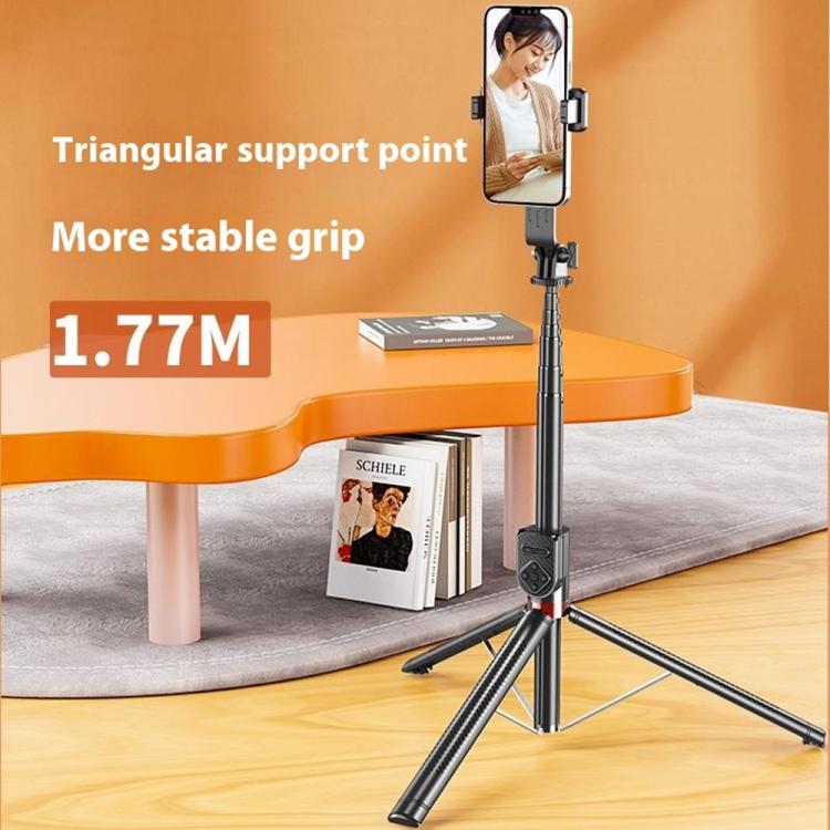 P100TK For Outdoor Photography Selfie Stick 360 Degree Rotation Anti Shake Phone Tripod Stand