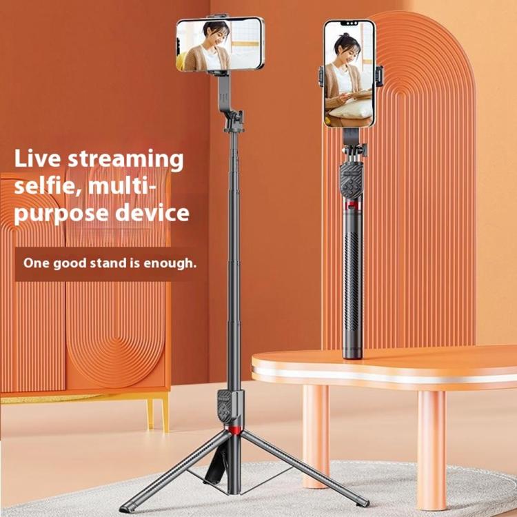 P100TK For Outdoor Photography Selfie Stick 360 Degree Rotation Anti Shake Phone Tripod Stand