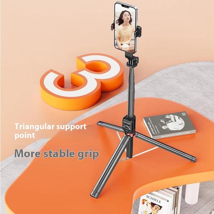 P100TK For Outdoor Photography Selfie Stick 360 Degree Rotation Anti Shake Phone Tripod Stand